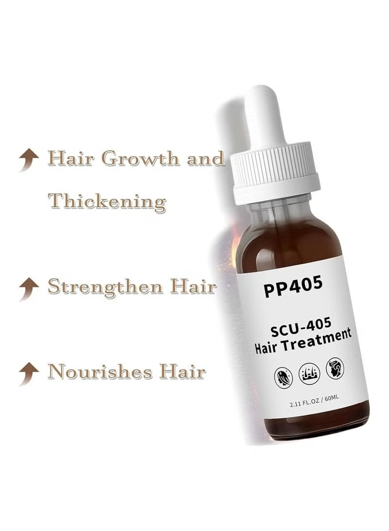 PP405 علاج الشعر PP405، زيت نمو الشعر SCU-405، سيروم مضاد لتساقط الشعر، زيت مغذي لفروة الرأس، إصلاح التلف، منع التساقط، سريع الامتصاص وغير دهني - Image 4